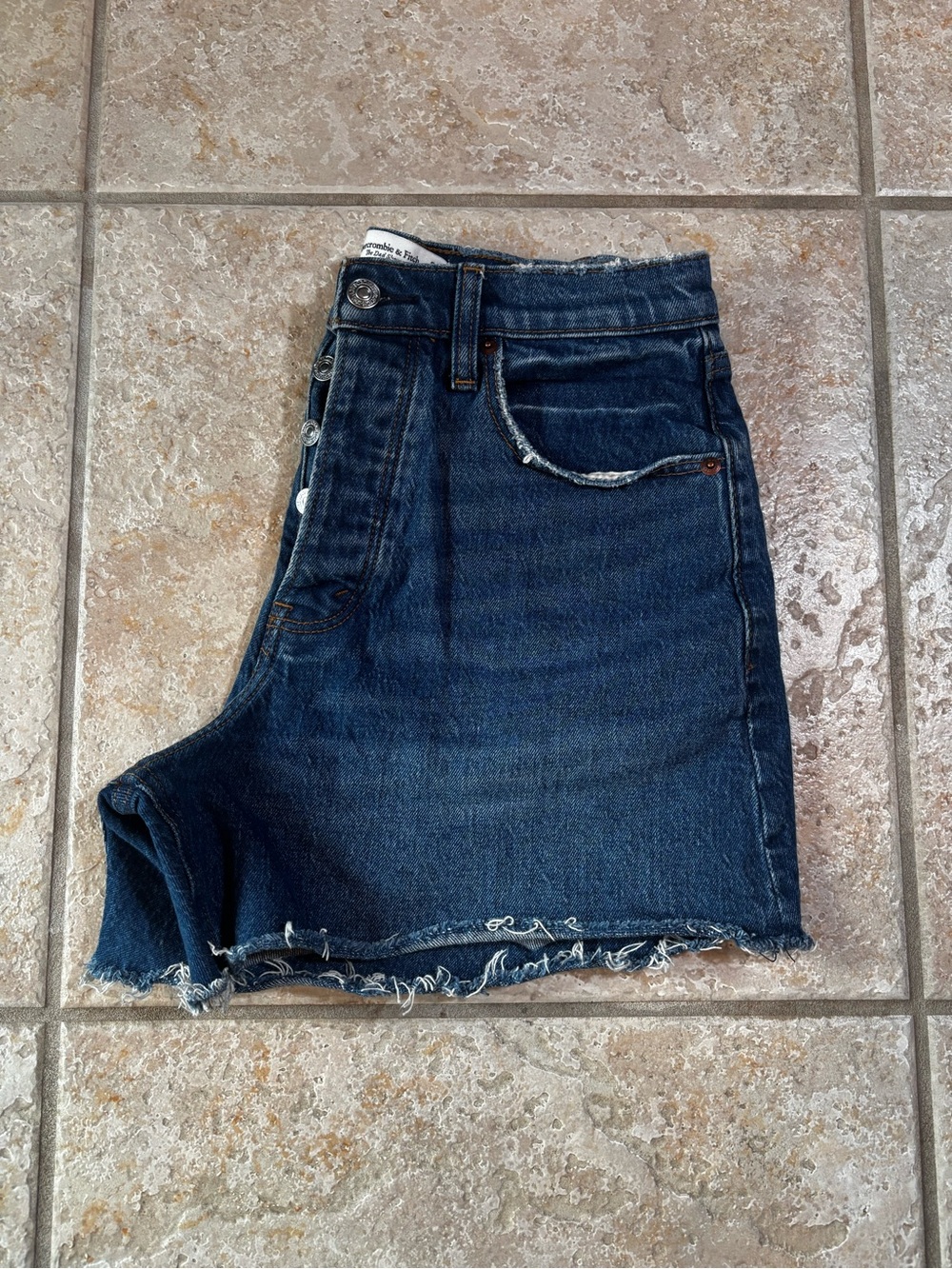 Abercrombie Curve Love Denim Dad Short size 4